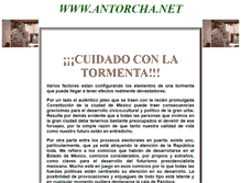 Tablet Screenshot of antorcha.net